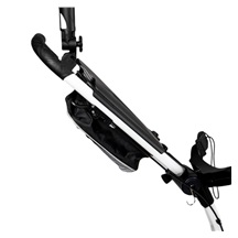 TriLite T-Flash golftrolley, weiss/schwarz, Carbon-Dekor