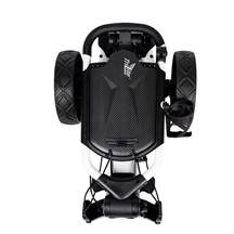 TriLite T-Flash golftrolley, weiss/schwarz, Carbon-Dekor