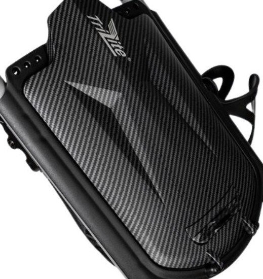 TriLite T-Flash golftrolley, schwarz, Carbon-Dekor