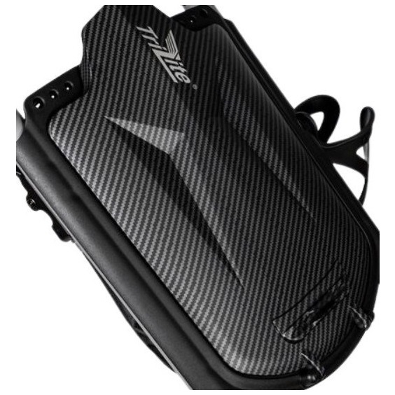 TriLite T-Flash golftrolley, schwarz, Carbon-Dekor