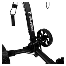 TriLite T-Flash golftrolley, schwarz, Carbon-Dekor