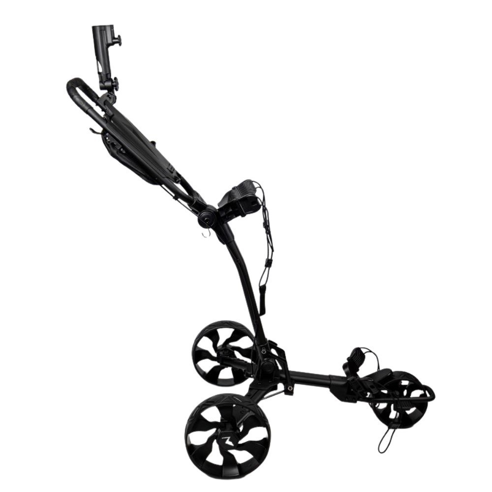 TriLite T-Flash golftrolley, schwarz, Carbon-Dekor