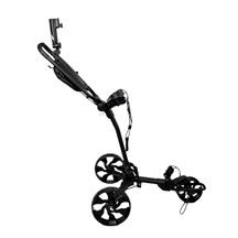 TriLite T-Flash golftrolley, schwarz, Carbon-Dekor