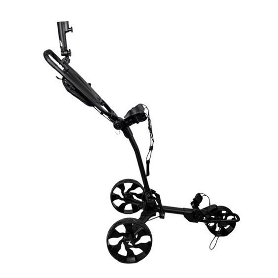 TriLite T-Flash golftrolley, schwarz, Carbon-Dekor