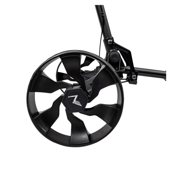 TriLite T-Flash golftrolley, schwarz, Carbon-Dekor