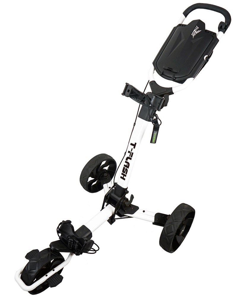 TriLite T-Flash Golftrolley, weiss/schwarz