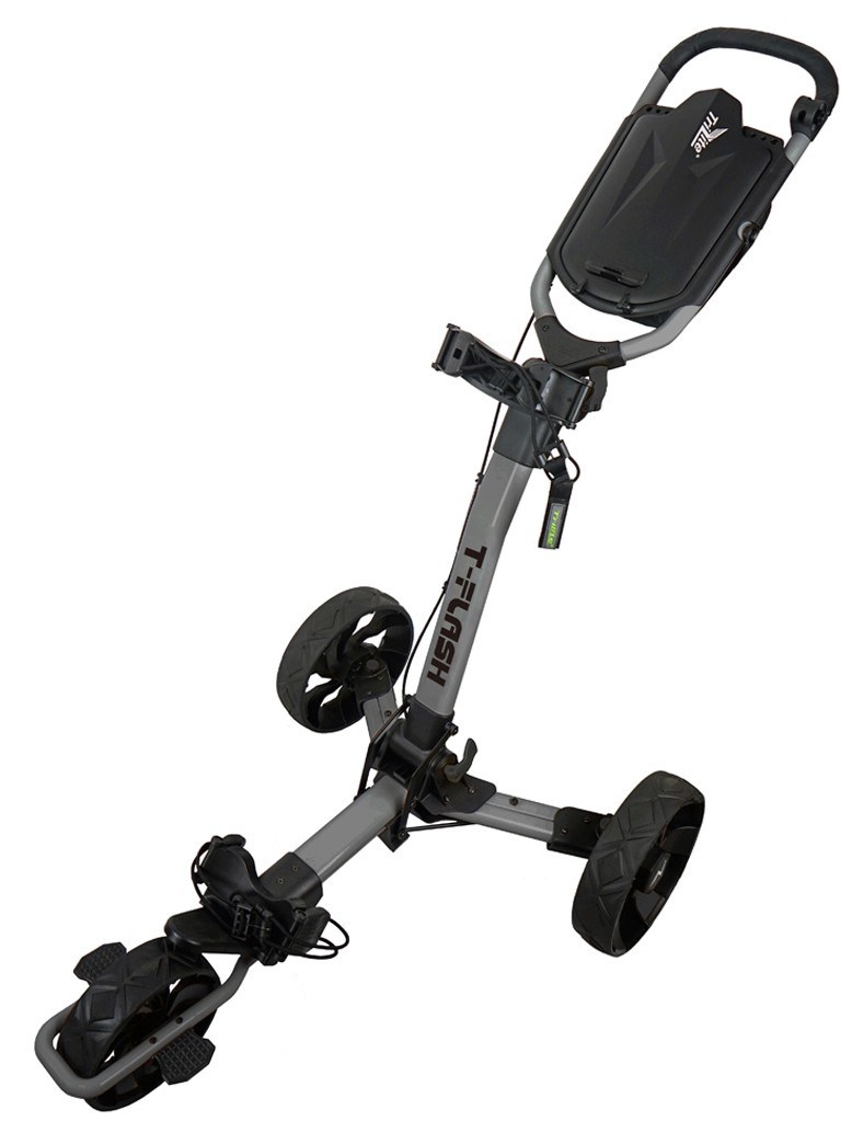 TriLite T-Flash Golftrolley, grau/schwarz