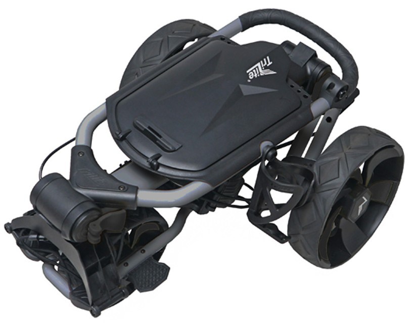 TriLite T-Flash Golftrolley, grau/schwarz