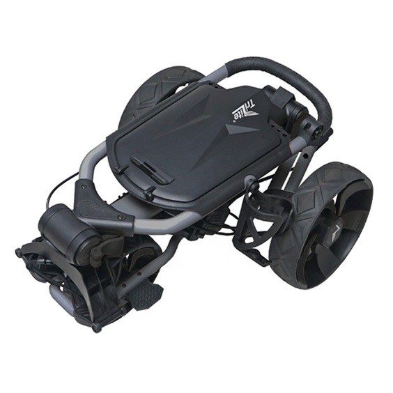 TriLite T-Flash Golftrolley, grau/schwarz