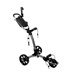 TriLite T-Flash golftrolley, grau/schwarz, Carbon-Dekor