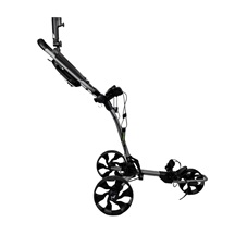 TriLite T-Flash golftrolley, grau/schwarz, Carbon-Dekor
