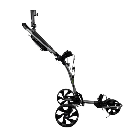 TriLite T-Flash golftrolley, grau/schwarz, Carbon-Dekor