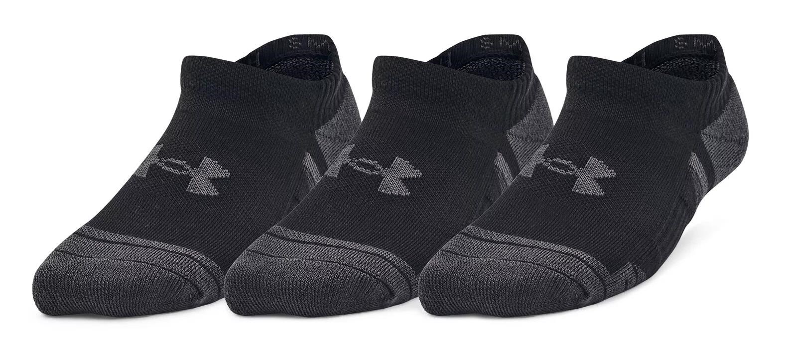 Under Armour Y Performance Tech Kindersocken, 3Paar, schwarz
