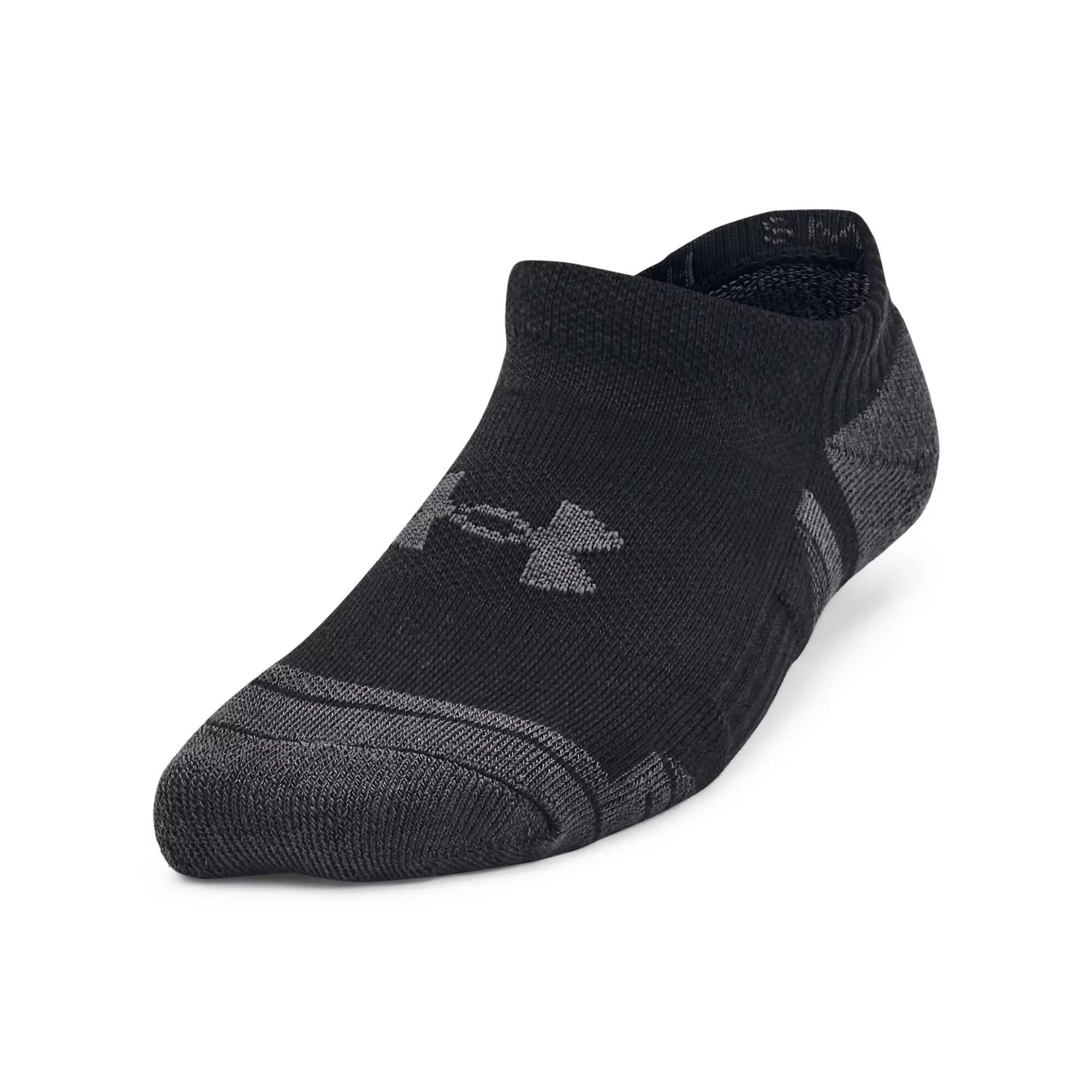 Under Armour Y Performance Tech Kindersocken, 3Paar, schwarz
