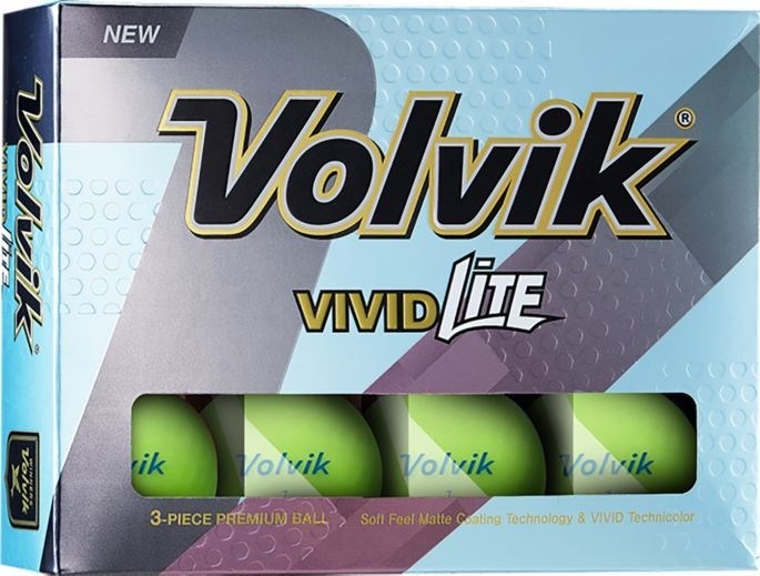 Volvik VIVID LITE Golfbälle, grün