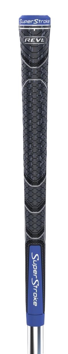 Superstroke REVL Element Club Griff, Standard, grau/blau