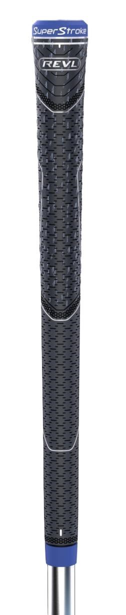 Superstroke REVL Element Club Griff, Standard, grau/blau