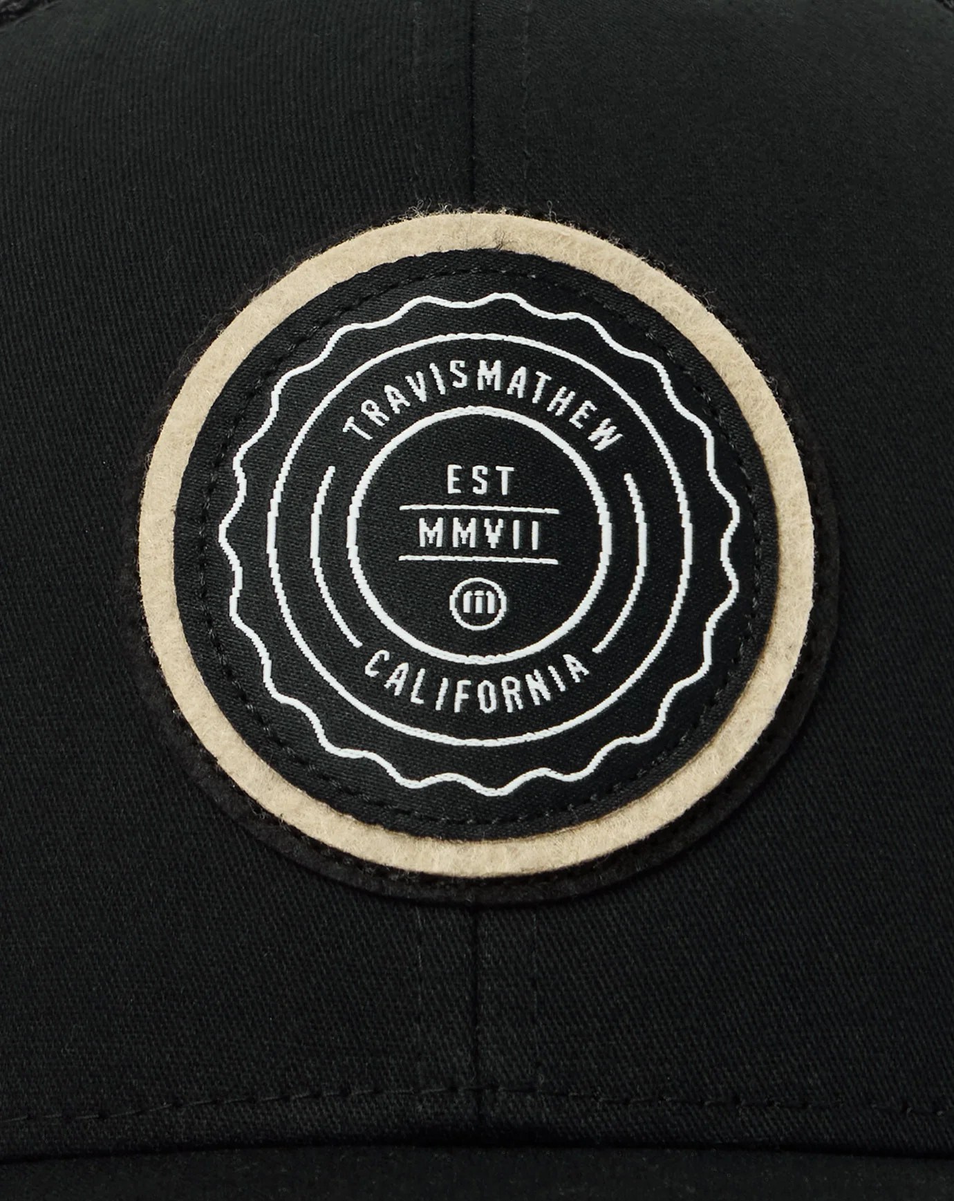 Travis Mathew The Patch Youth Junior Cap, schwarz