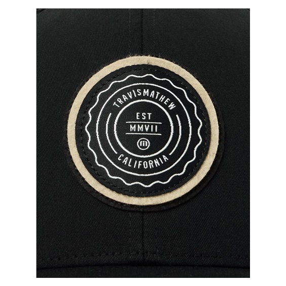 Travis Mathew The Patch Youth Junior Cap, schwarz