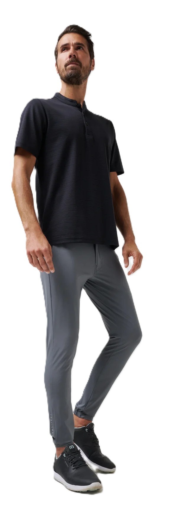 Travis Mathew Open To Close Jogger Herren Hose, grau