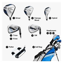 Callaway XJ-3 8PC Junior Golfset, 137+cm
