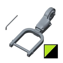 Big Max SPARE PART - Big Max IQ+ Front Fork, schwarz-limette