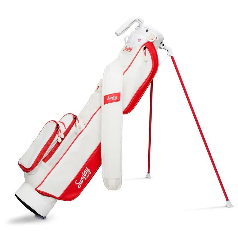 Sunday Golf Loma Pencilbag, weiss/rot