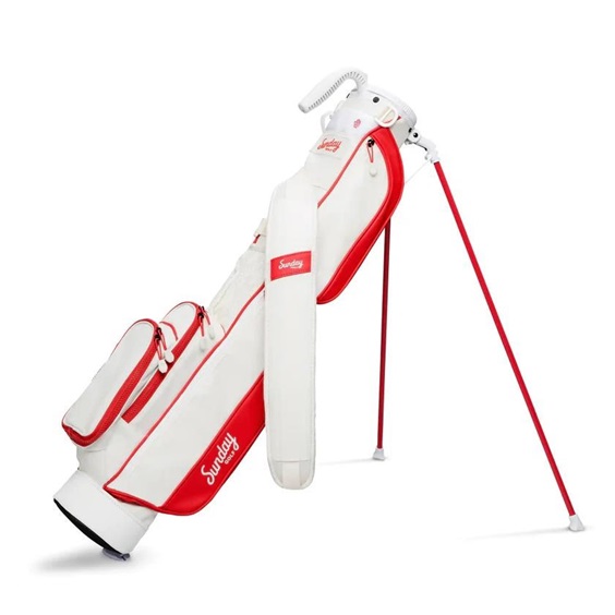 Sunday Golf Loma Pencilbag, weiss/rot