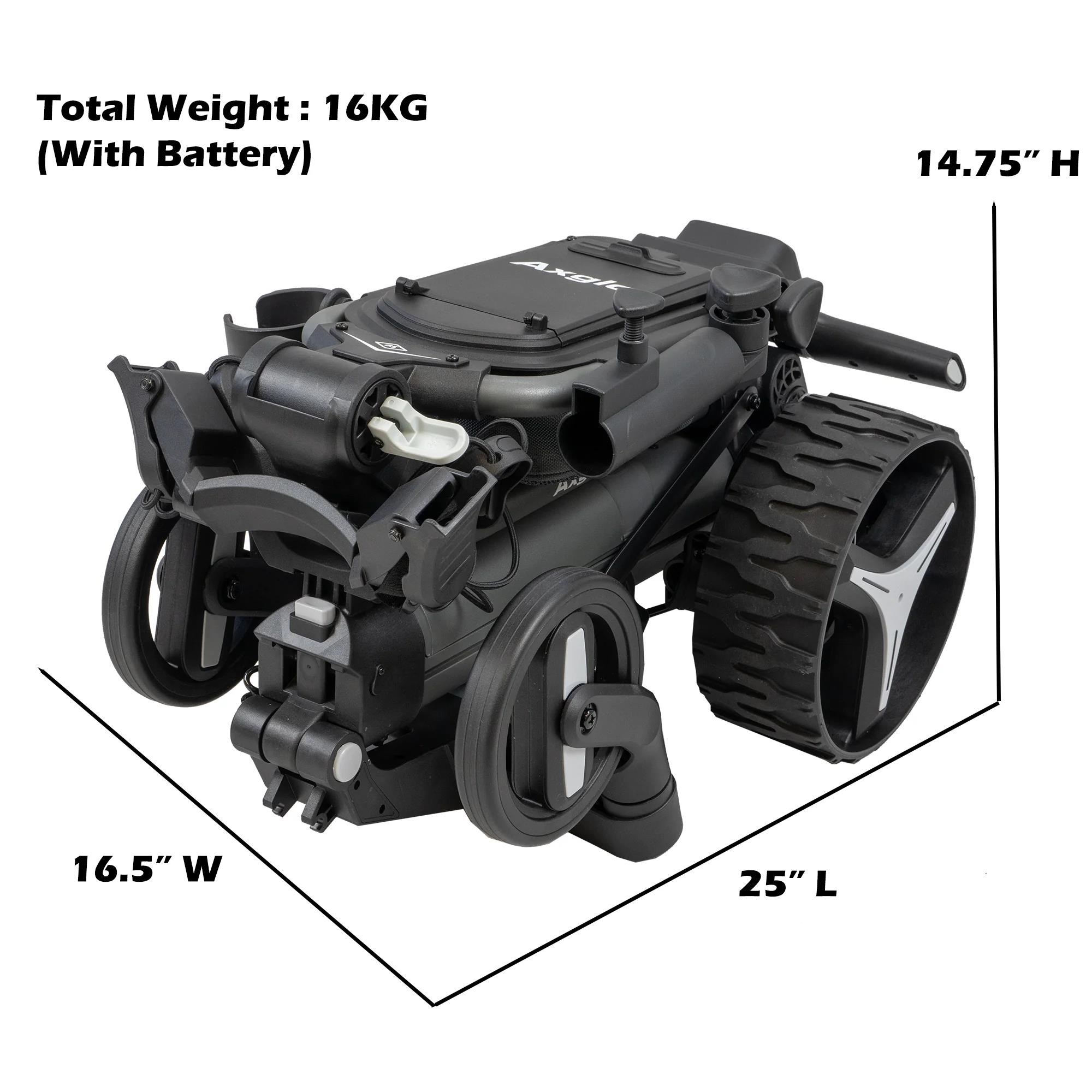 Axglo e5 Elektrotrolley, schwarz