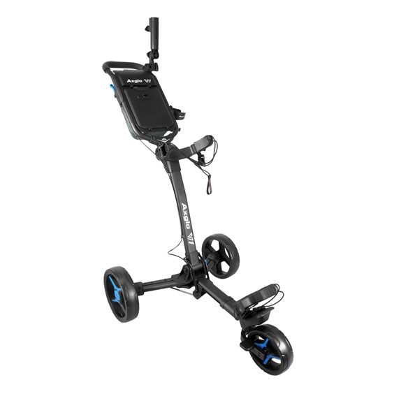 Axglo V1 Manuell Golftrolley, schwarz/blau