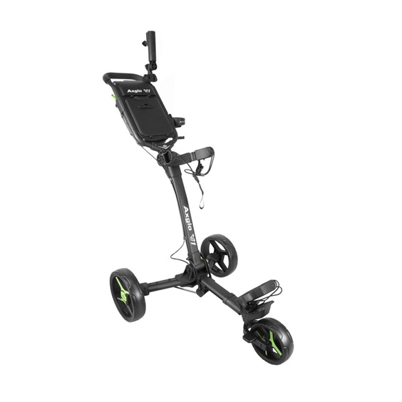 Axglo V1 Manuell Golftrolley, schwarz/grün