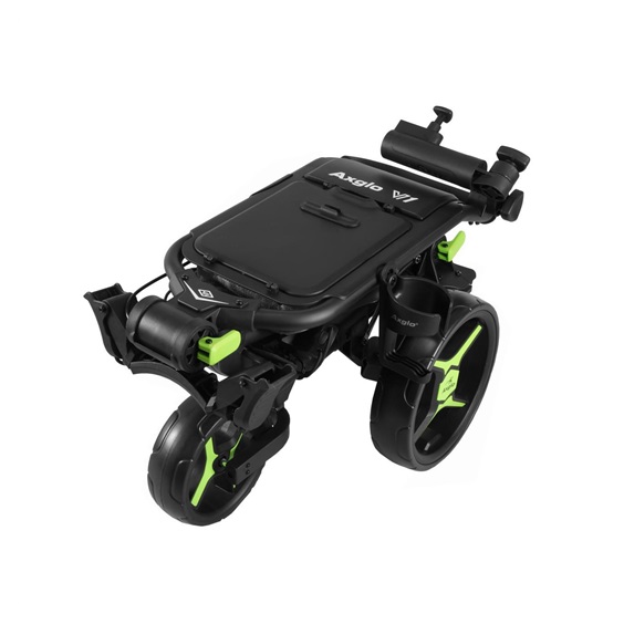 Axglo V1 Manuell Golftrolley, schwarz/grün