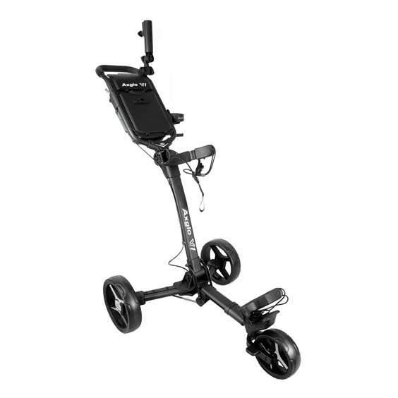 Axglo V1 Manuell Golftrolley, schwarz/grau