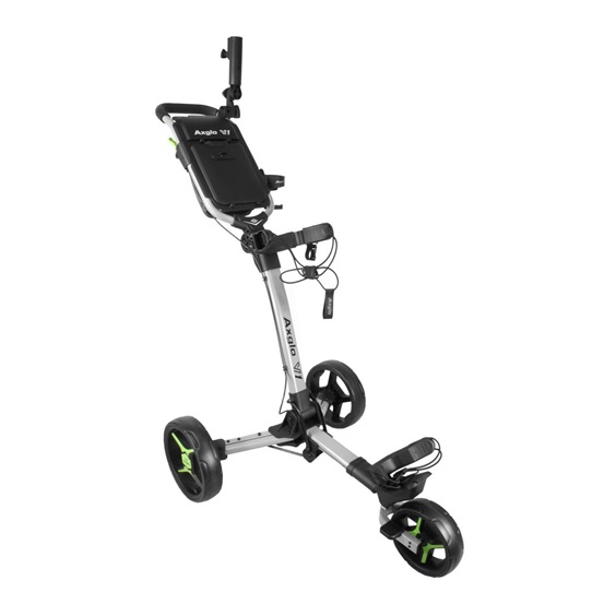 Axglo V1 Manuell Golftrolley, silber/grün