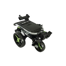Axglo V1 Manuell Golftrolley, silber/grün