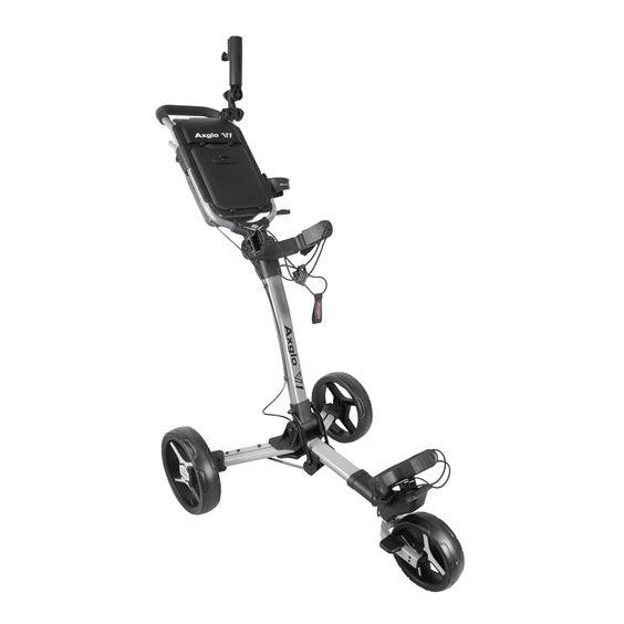 Axglo V1 Manuell Golftrolley, silber/grau