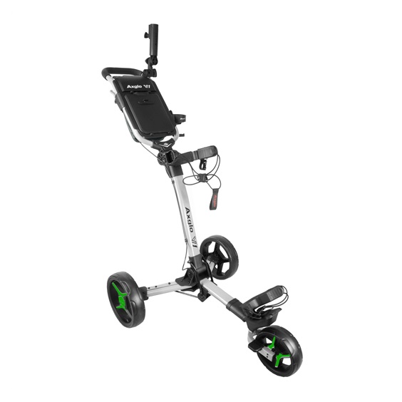 Axglo V1 Manuell Golftrolley, weiss/grün