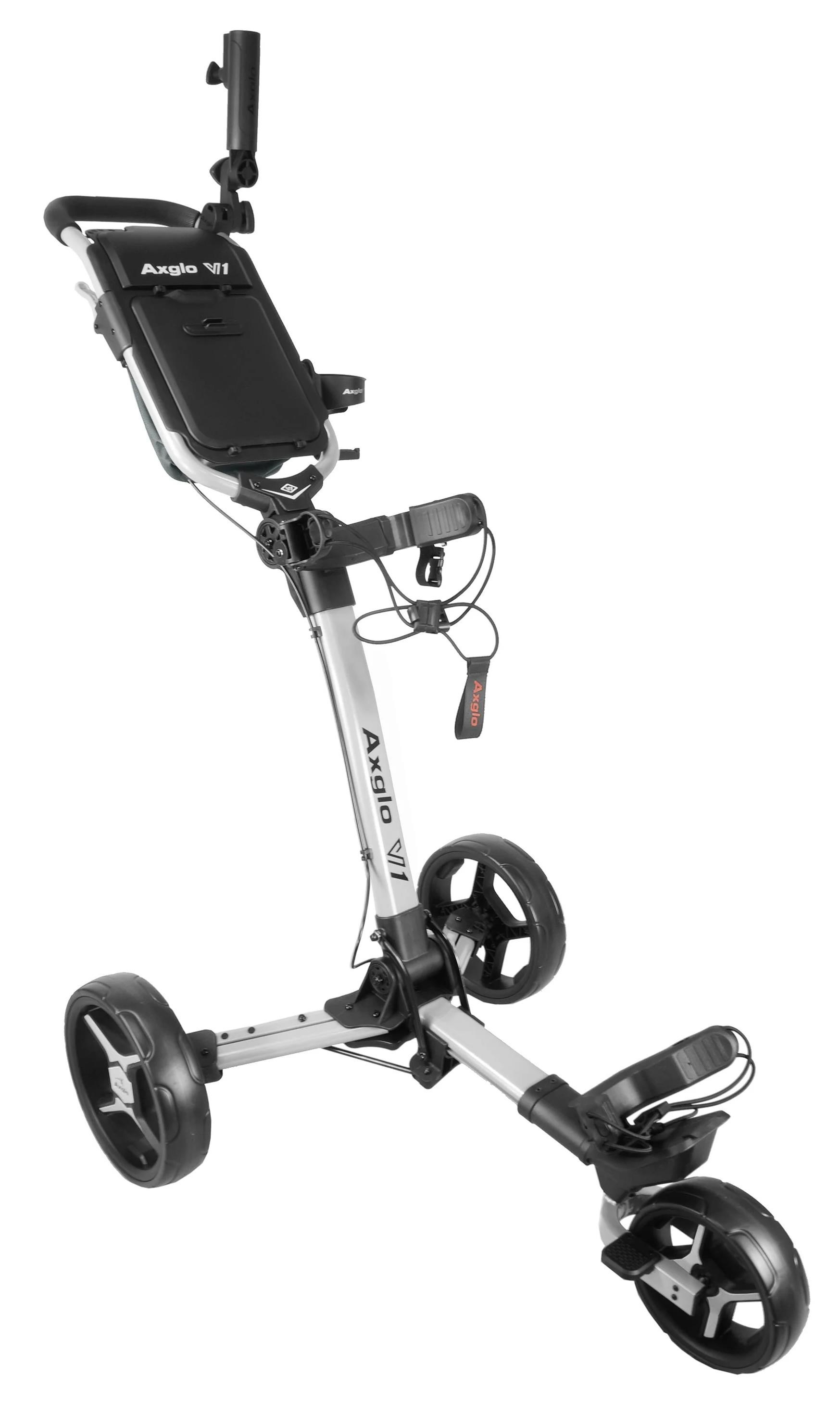 Axglo V1 Manuell Golftrolley, weiss/grau