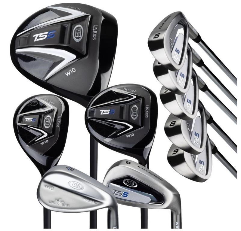 U.S. Kids Golf TS5-57 (145cm) 10-Club Junior Golfset, Stahl