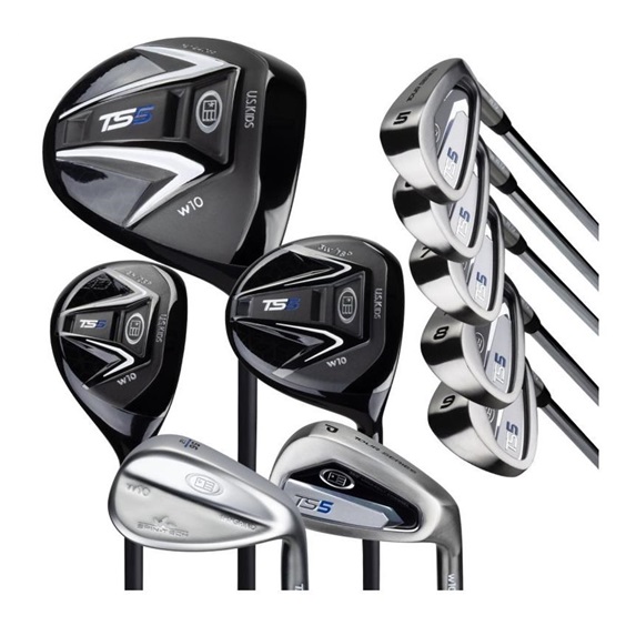 U.S. Kids Golf TS5-57 (145cm) 10-Club Junior Golfset, Stahl