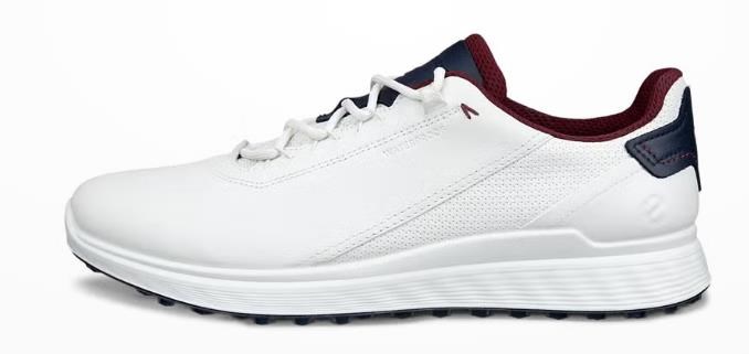 Ecco S-Casual Herren Golfschuhe, weiss/dunkelblau