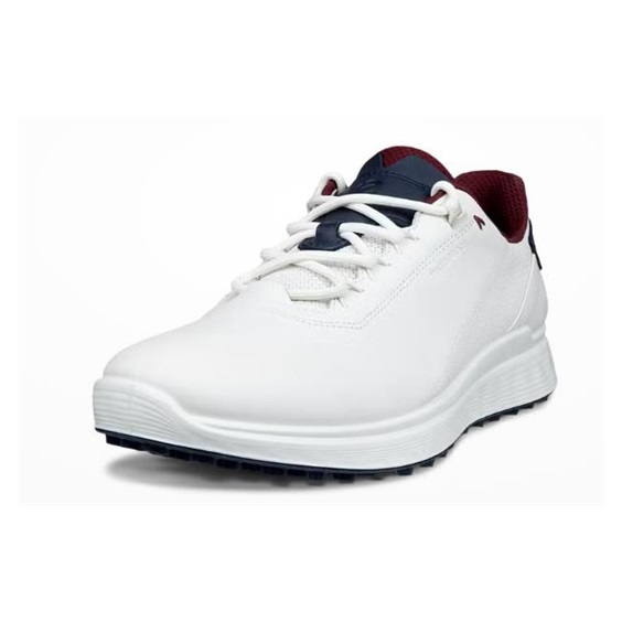 Ecco S-Casual Herren Golfschuhe, weiss/dunkelblau