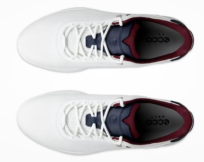 Ecco S-Casual Herren Golfschuhe, weiss/dunkelblau