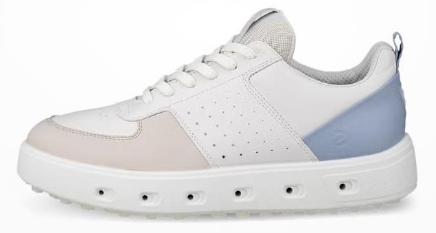 Ecco Golf Street 720 Damen Golfschuhe, gravel/white/dusty blue