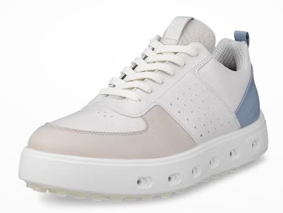 Ecco Golf Street 720 Damen Golfschuhe, gravel/white/dusty blue