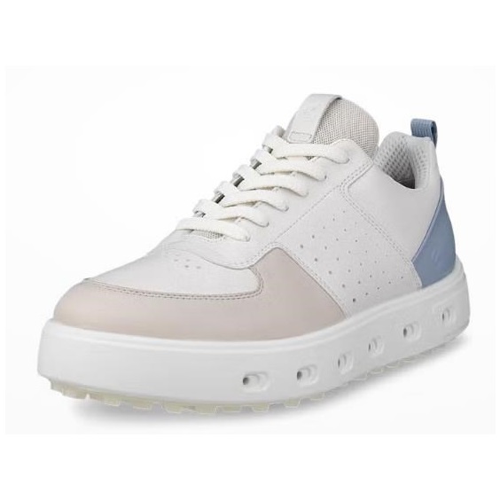 Ecco Golf Street 720 Damen Golfschuhe, gravel/white/dusty blue