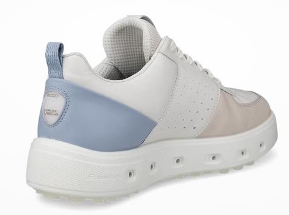 Ecco Golf Street 720 Damen Golfschuhe, gravel/white/dusty blue