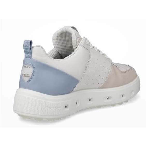 Ecco Golf Street 720 Damen Golfschuhe, gravel/white/dusty blue