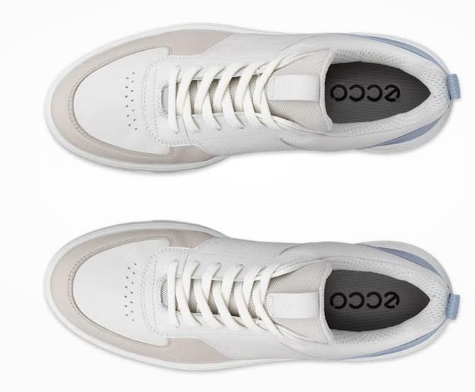 Ecco Golf Street 720 Damen Golfschuhe, gravel/white/dusty blue