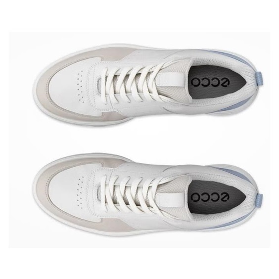 Ecco Golf Street 720 Damen Golfschuhe, gravel/white/dusty blue